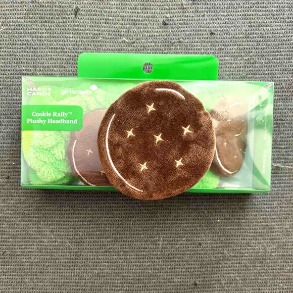 Hard Candy x Girl Scouts Thin Mint Cookie Rally Plush Headband - Picture 1 of 2